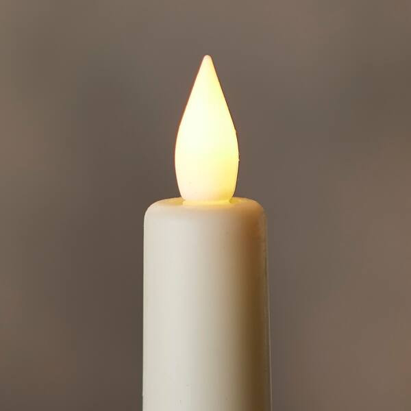 Classic Motion Flameless Taper Candle 1 x 9.75 Ivory | Bed Bath & Beyond