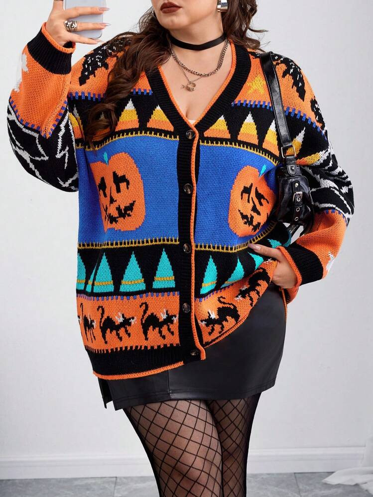 SHEIN CURVE+ Curves Plus Size/Chool Clothes/Back To School Clothes /Back To SchoolPlus Siz... | SHEIN