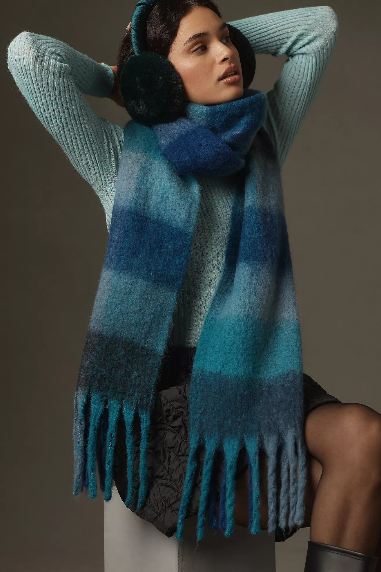 Lulla Plaid Scarf | Anthropologie (US)