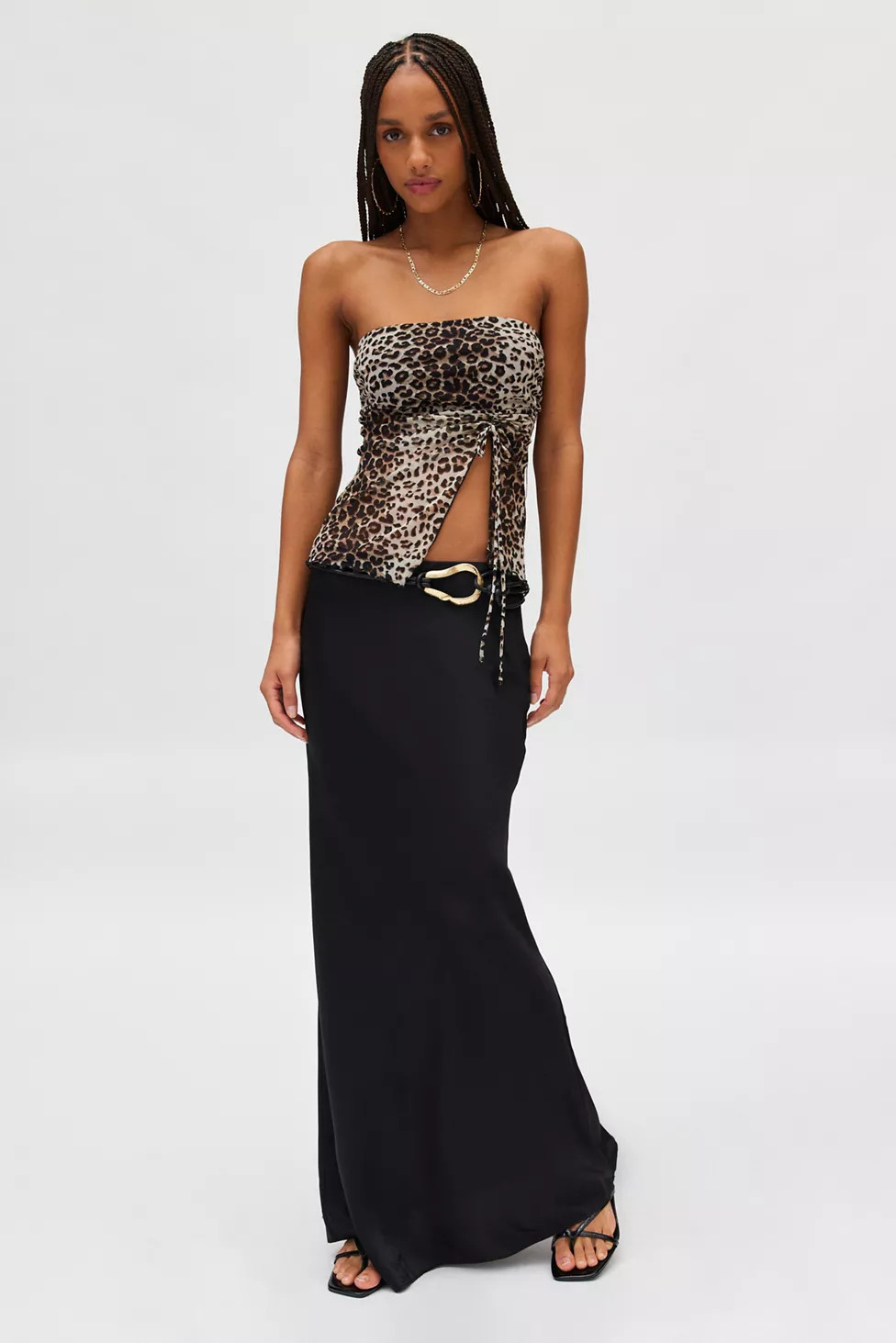 Silence + Noise Remy Mesh Flyaway Tube Top | Urban Outfitters (US and RoW)