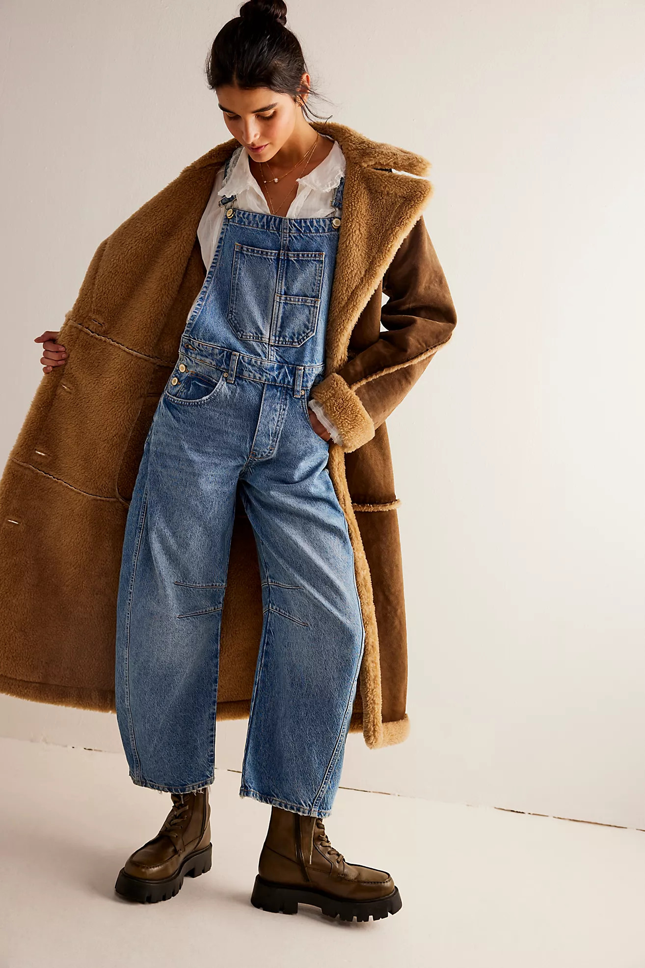 We The Free Lucky You Barrel Overalls | Free People (Global - UK&FR Excluded)