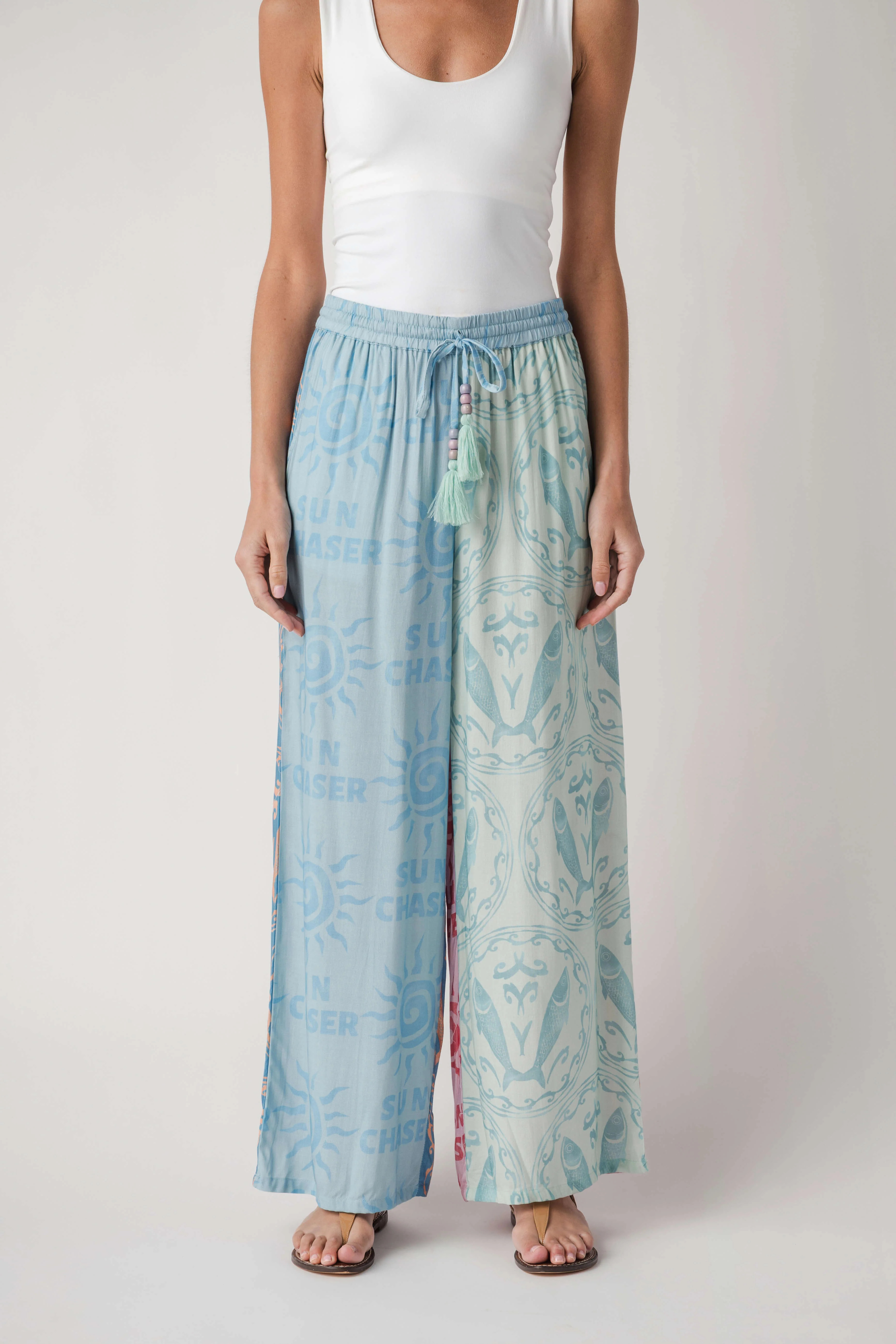 Surf Gypsy Sun Chaser Mix Print Pant | Social Threads
