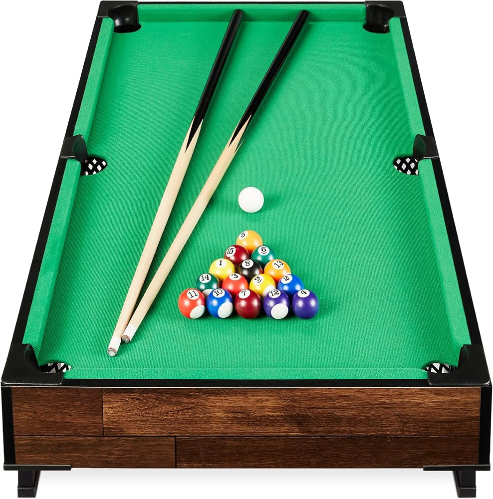 Best Choice Products 40in Tabletop Billiard Table, Pool Arcade Game Table for Living Room, Game R... | Amazon (US)