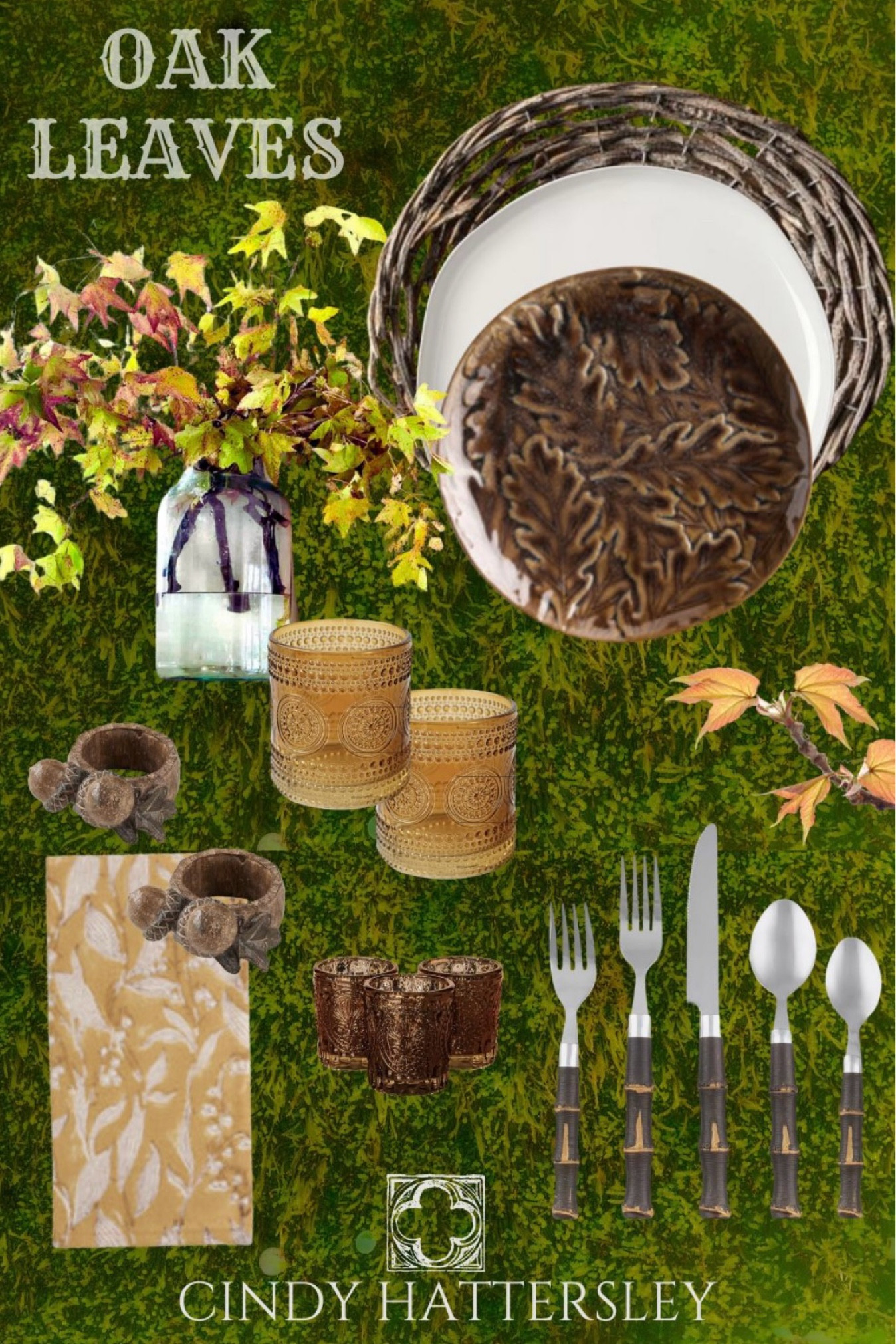 Oak leaves Tablescape
#tablescape #falltable

#LTKHoliday #LTKHome #LTKSeasonal