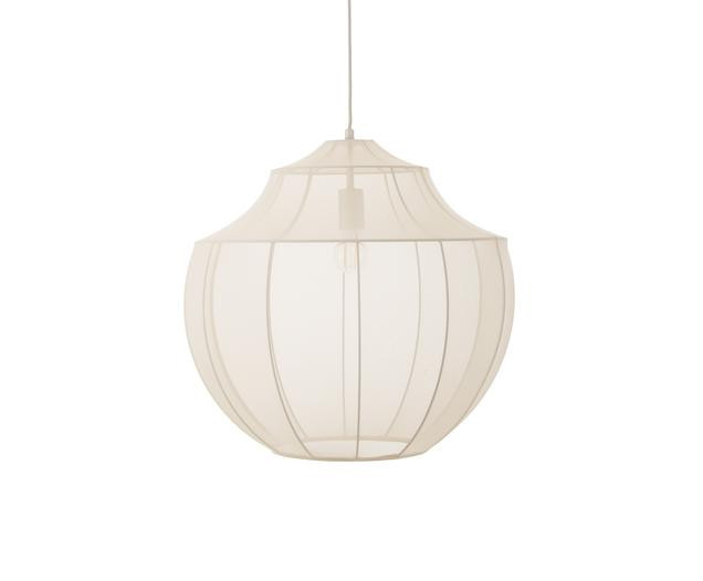 Pendelleuchte Beau aus Netzstoff in Cremefarben | WestwingNow EU