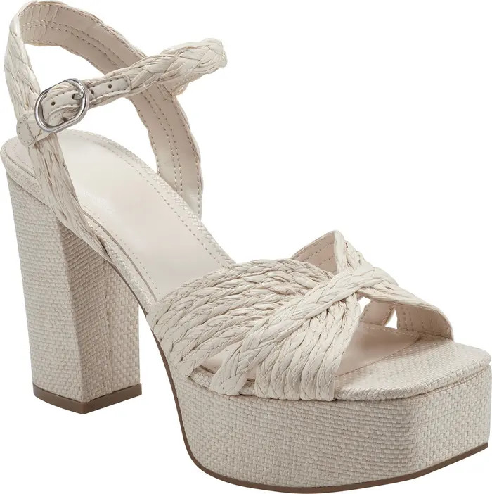 Chela Platform Raffia Sandal (Women) | Nordstrom Rack