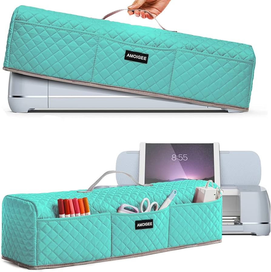 AMOIGEE Padded Dust Cover Compatible with Cricut Maker, Maker 3, Explore 3, Explore Air 2, Machin... | Amazon (US)