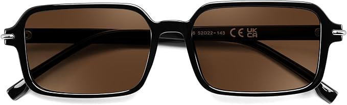 FEISEDY Trendy Rectangle Sunglasses for Womens Mens, Retro Small Narrow Thin Slim Square Sun Glas... | Amazon (US)