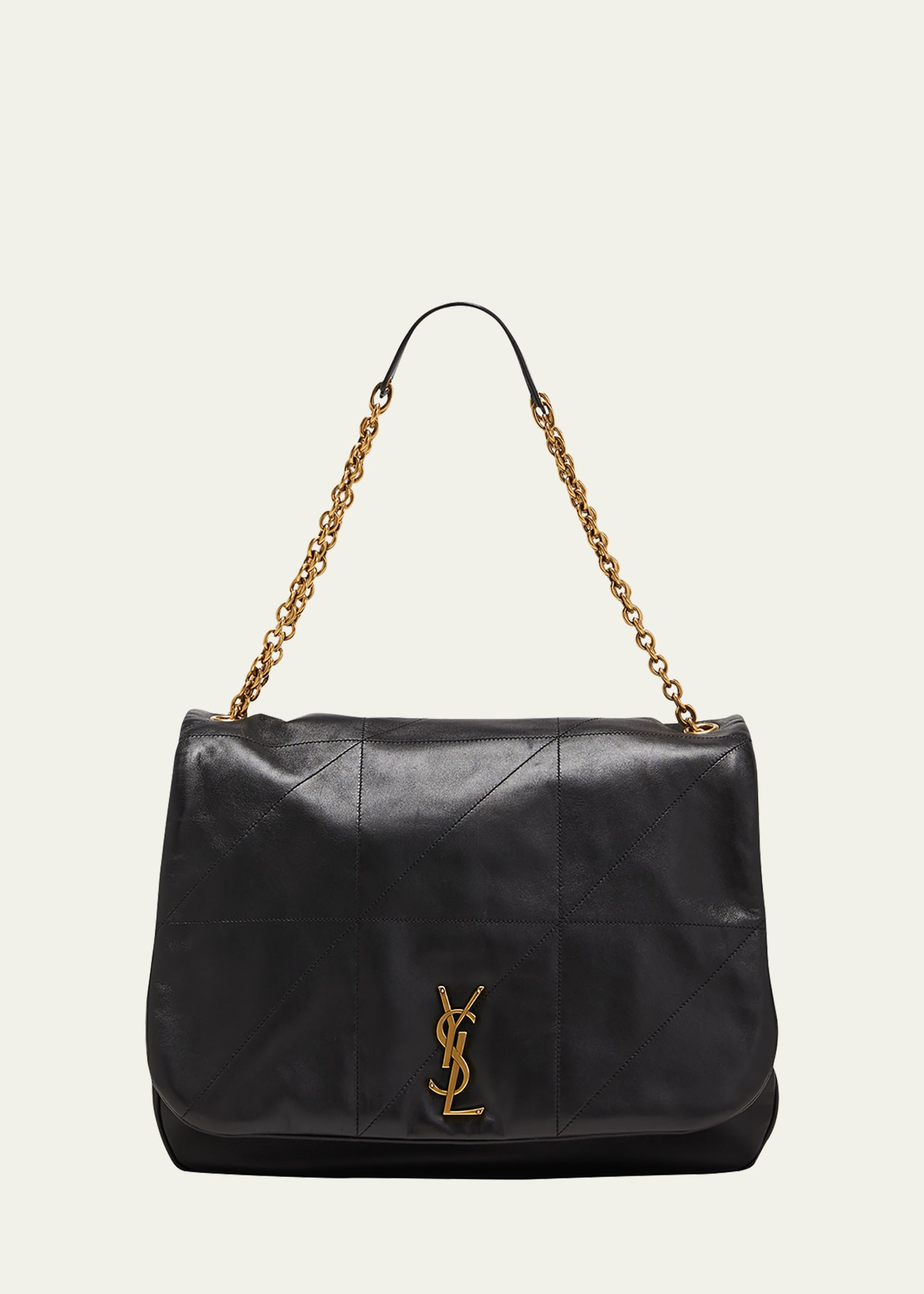Saint Laurent Jamie 4.3 Maxi YSL Quilted Lambskin Chain Shoulder Bag | Bergdorf Goodman