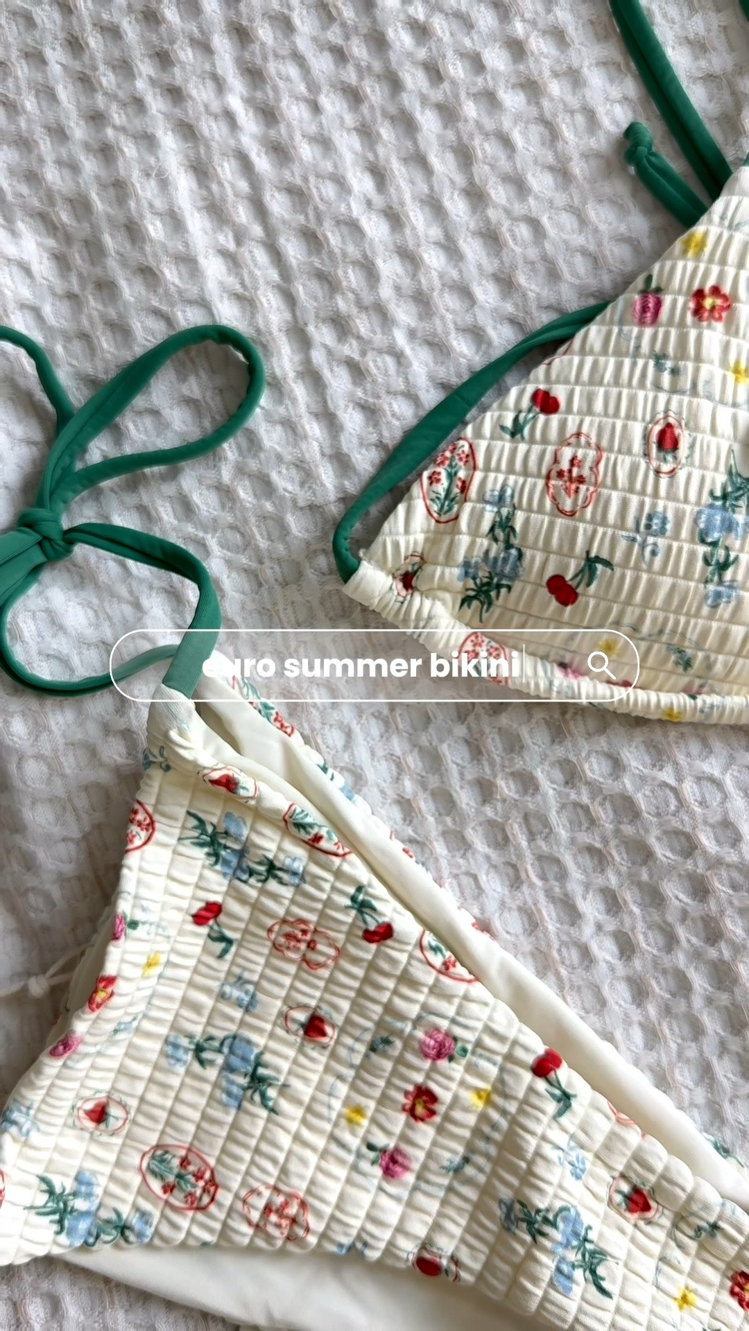 Loving this bikini that’s giving euro summer 👙🤍 

what kind of bikinis are you shopping for this summer?

#LTKootd #LTKSwim #LTKTravel