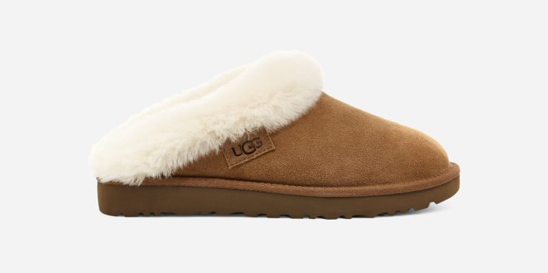 UGG® Women's ClUGG®ette Sheepskin Slippers in Brown/, Size 9 | UGG (US)