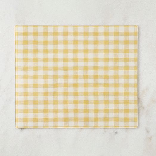 Proper Table Wadsworth Goldenrod Gingham Placemat | West Elm (US)