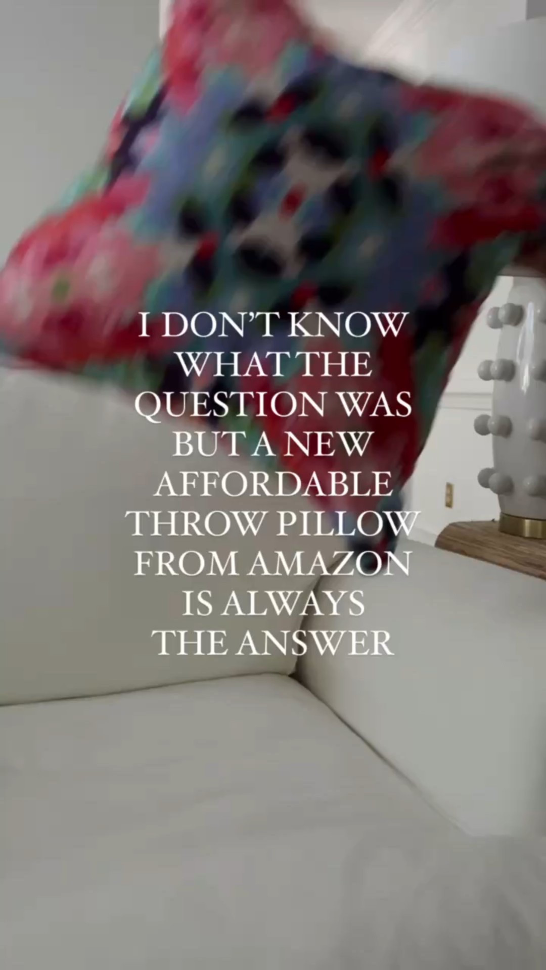 Colorful pillows from Amazon! These Katie Romeo designed pillows are so pretty and incredibly affordable. 

#LTKSeasonal #LTKStyleTip #LTKHome