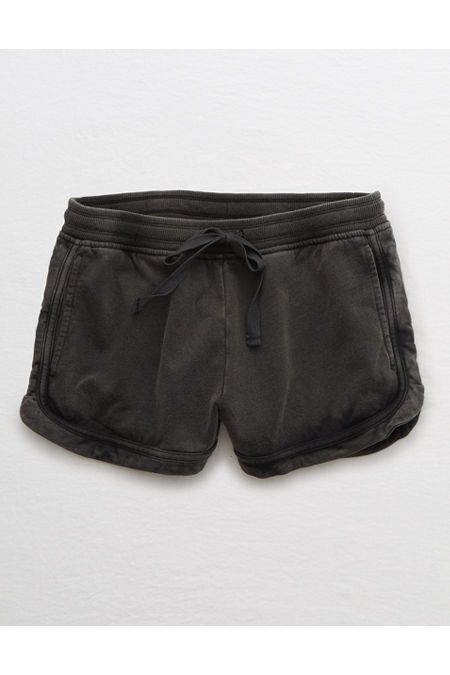 Aerie Sunwashed Desert Short Women's Smoked Gray L | American Eagle Outfitters (US & CA)