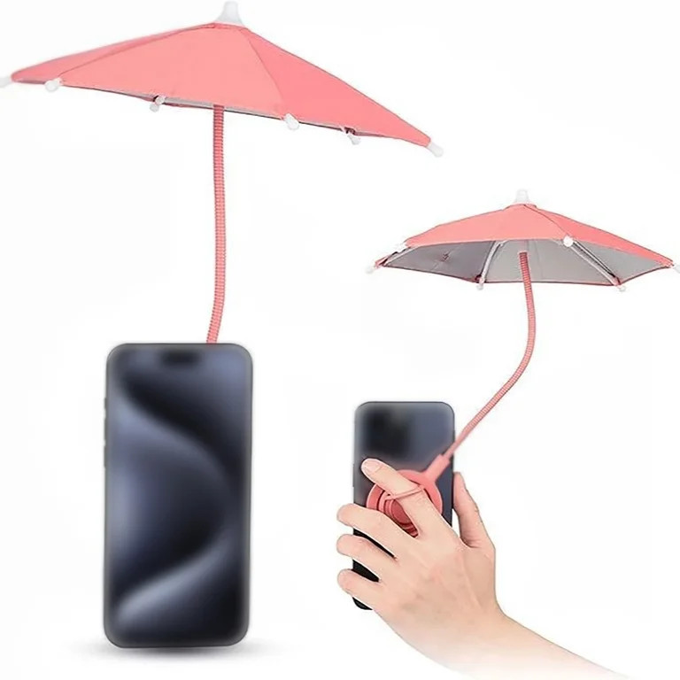 Magnetic Cell Phone Umbrella for Sun, Outdoor Non-Reflective Special Cell Phone Umbrella, Magneti... | Walmart (US)