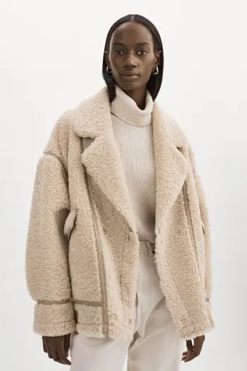 Badu | Oversized Faux Shearling Jacket | Nordstrom