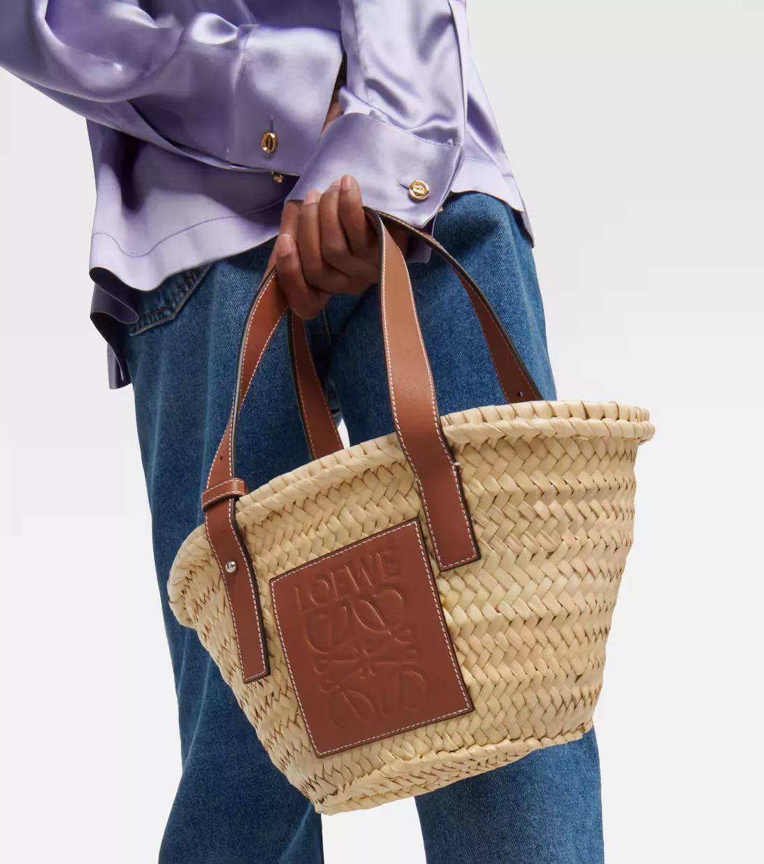 LOEWE POCHETTE RAFFIA BASKET BAG UNBOXING 