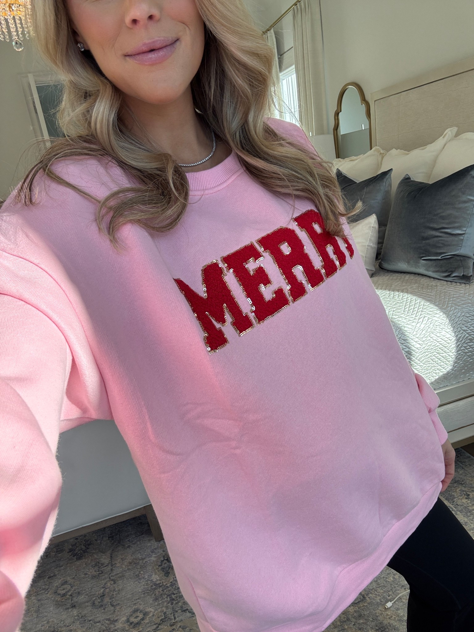 Merry Sweatshirt 
Christmas Sweatshirt 

#LTKHoliday #LTKootd