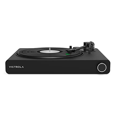 Victrola Stream Onyx - Wi-Fi Streaming 2-Speed Turntable with Bluetooth Output, Works with Sonos, UPnP Wi-Fi Streaming, Roon Ready Relay, Premium Moving Magnet Cartridge and Aluminum Tonearm (Black) | Amazon (US)