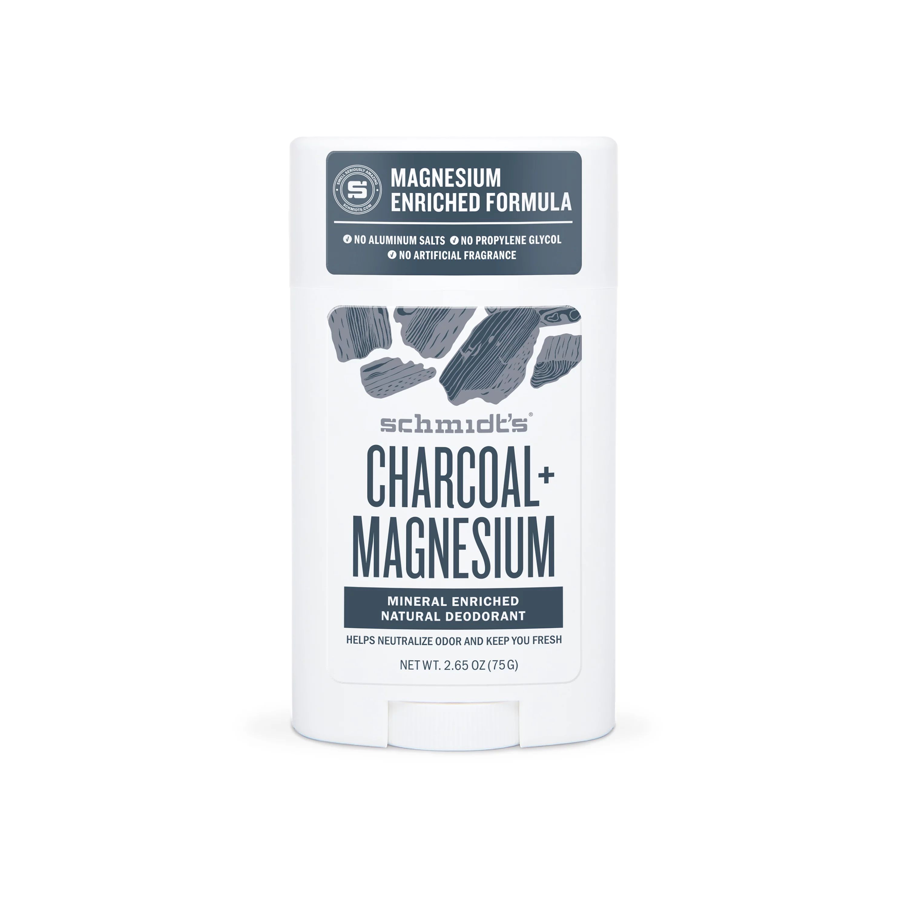Schmidt's Deodorant Stick For Odor Protection Charcoal + Magnesium Aluminum Free Deodorant 2.65 o... | Walmart (US)