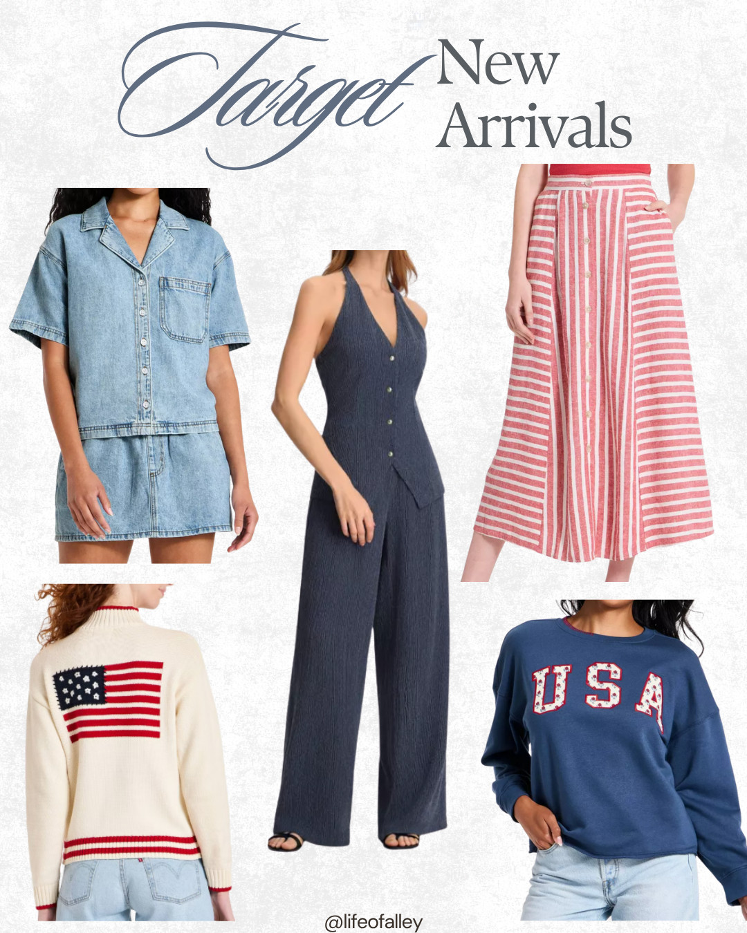 Target new arrivals- cute 4th of July outfit ideas!  

 #LTKSeasonal #LTKOver40