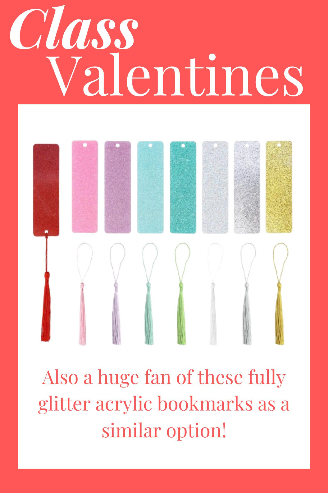 Class valentines treats glitter acrylic bookmarks 

#LTKKids #LTKGiftGuide