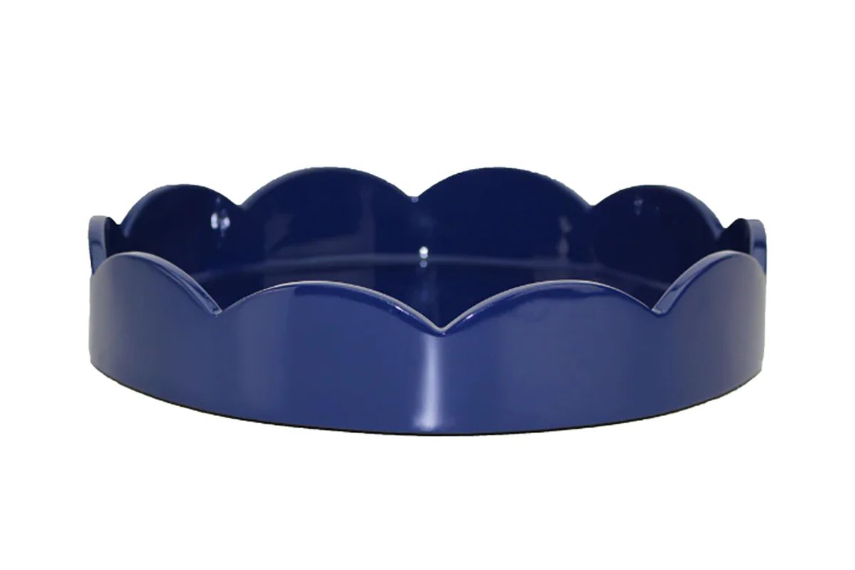 8.5" Round Scallop Tray | Lucy's Market