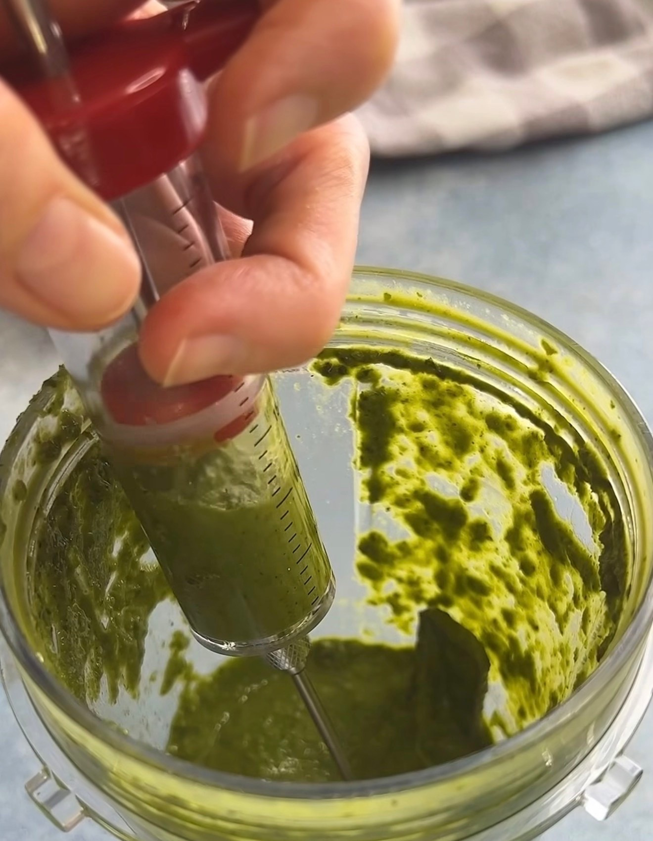 The syringe I used for Pesto Burrata.