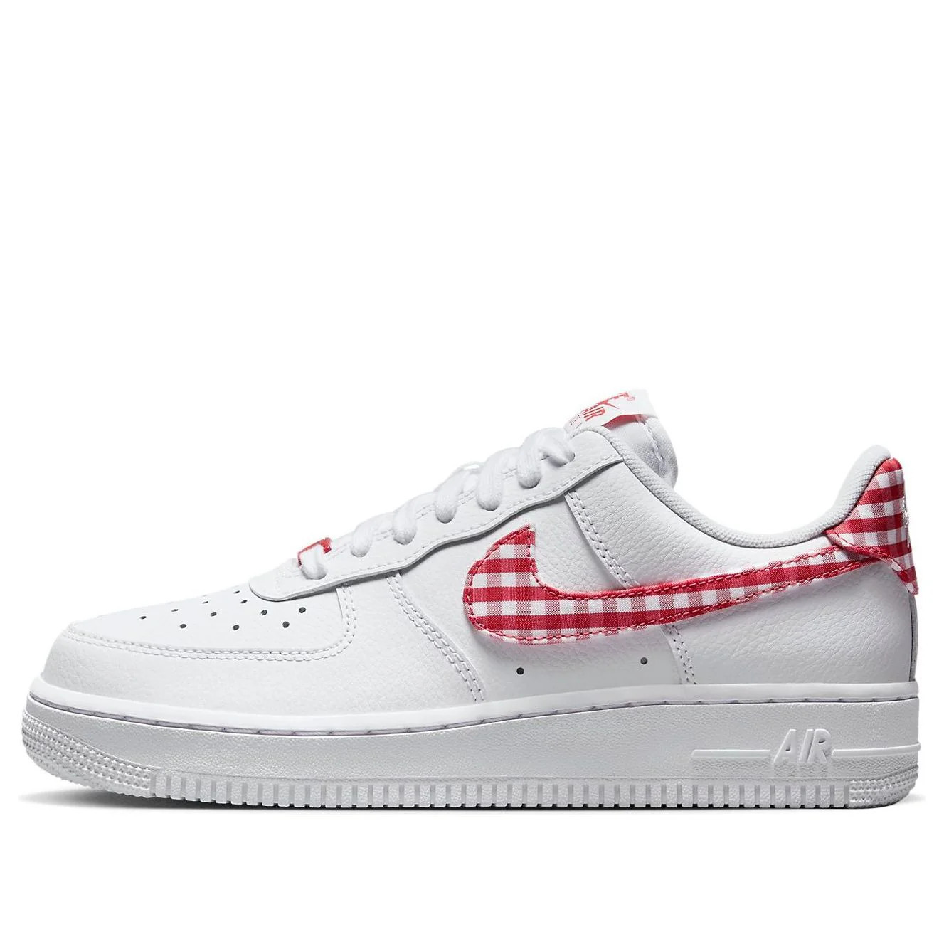 (WMNS) Air Force 1 Low '07 Essential 'Mystic Red Gingham' | KICKS CREW