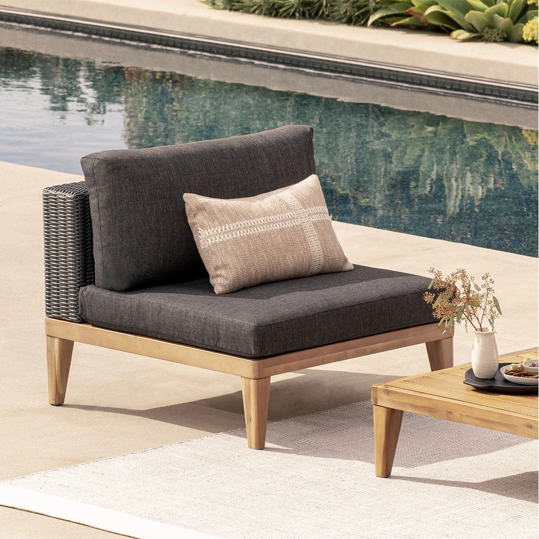 Urba 35" Outdoor Lounge Chair - Slate Gray | Article