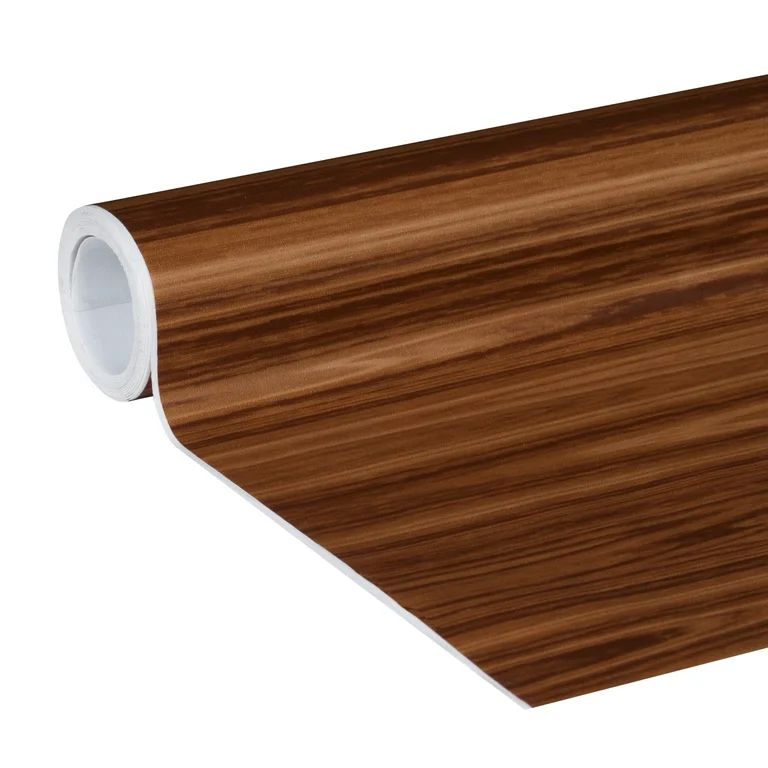 EasyLiner Brand Contact Paper Adhesive Shelf Liner, Dark Oak, 20 in. x 15 ft. Roll | Walmart (US)