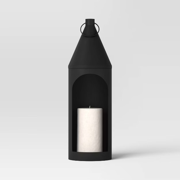 Large Mild Steel Lantern Black - Threshold™ | Target