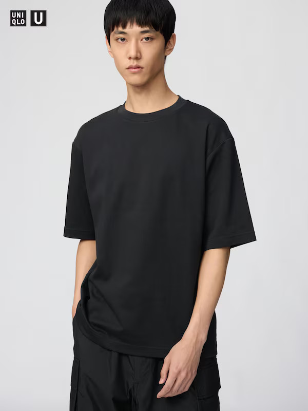 AIRism Cotton Oversized T-Shirt | Half-Sleeve | UNIQLO (US)