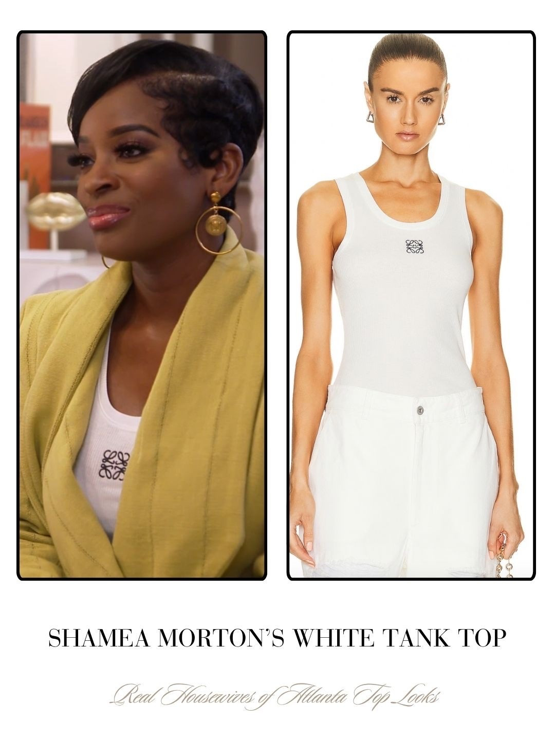 Shamea Morton’s White Tank Top