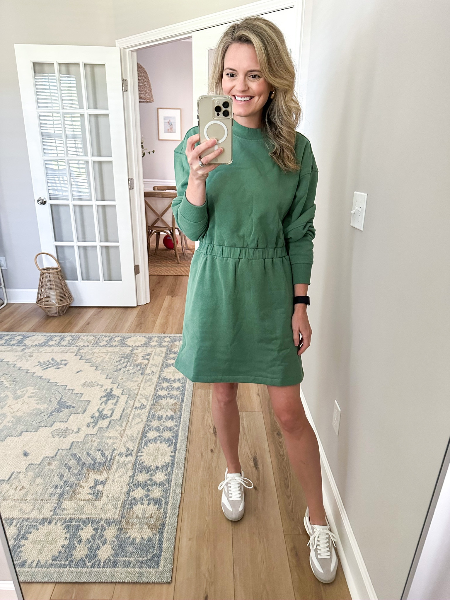 The perfect dress to wear with sneakers. I am wearing the small, but wish I had ordered the XS. 

#LTKstyletip #LTKtravel #LTKfindsunder50