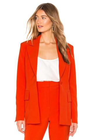 ELLIATT Harper Blazer in Tangerine from Revolve.com | Revolve Clothing (Global)