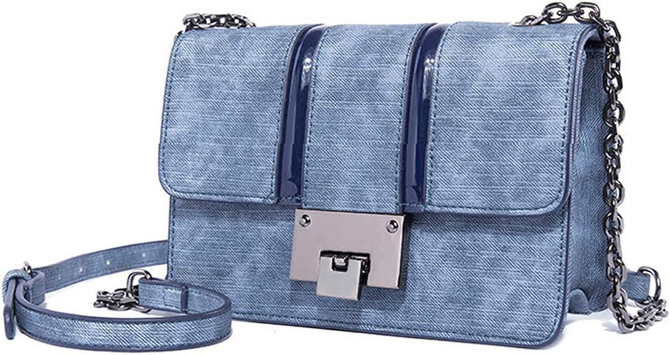 ROYALFAIR Small Denim Blue Women Purse Clutch Retro Small Shoulder Bag for Teenager girls Color C... | Amazon (US)