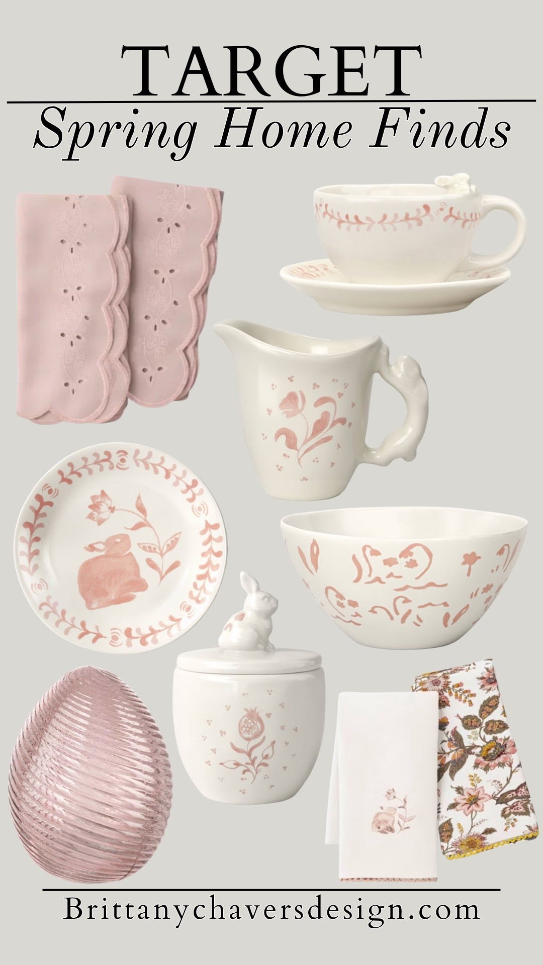 Target Easter dinnerware is having a pink moment.. 

#LTKHome #LTKSeasonal