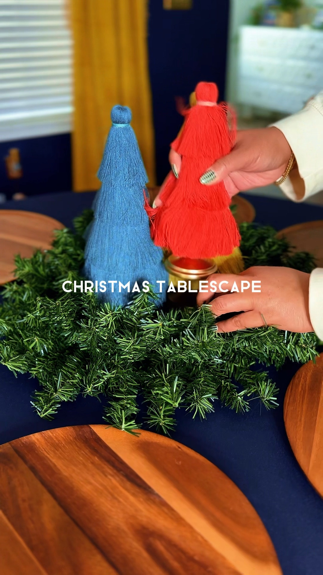 Christmas Themed Tablescape for Round Table #Hosting #HostingTips

#LTKHome #LTKHoliday #LTKFamily