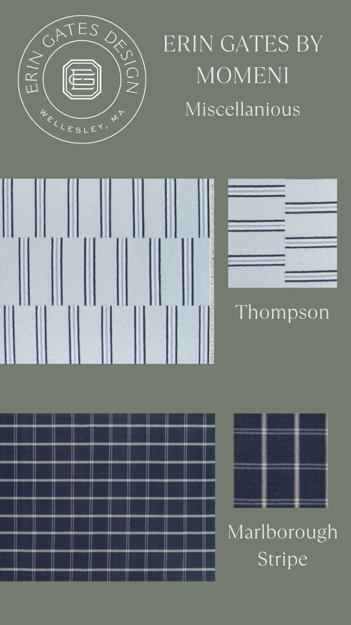 Blue & navy rugs by Erin Gates and Momeni 

#LTKhome