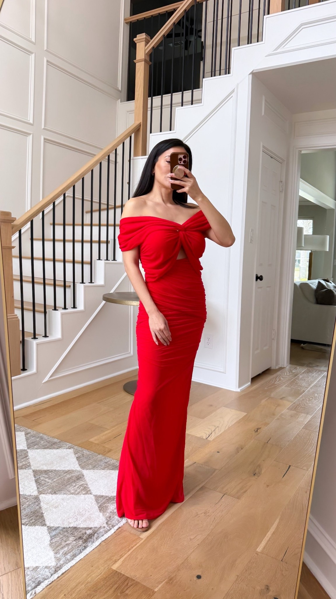 Stunning off the shoulder dress! Special occasion, wedding guest, date night, black tie 

#LTKValentine #LTKNYFW #LTKWedding