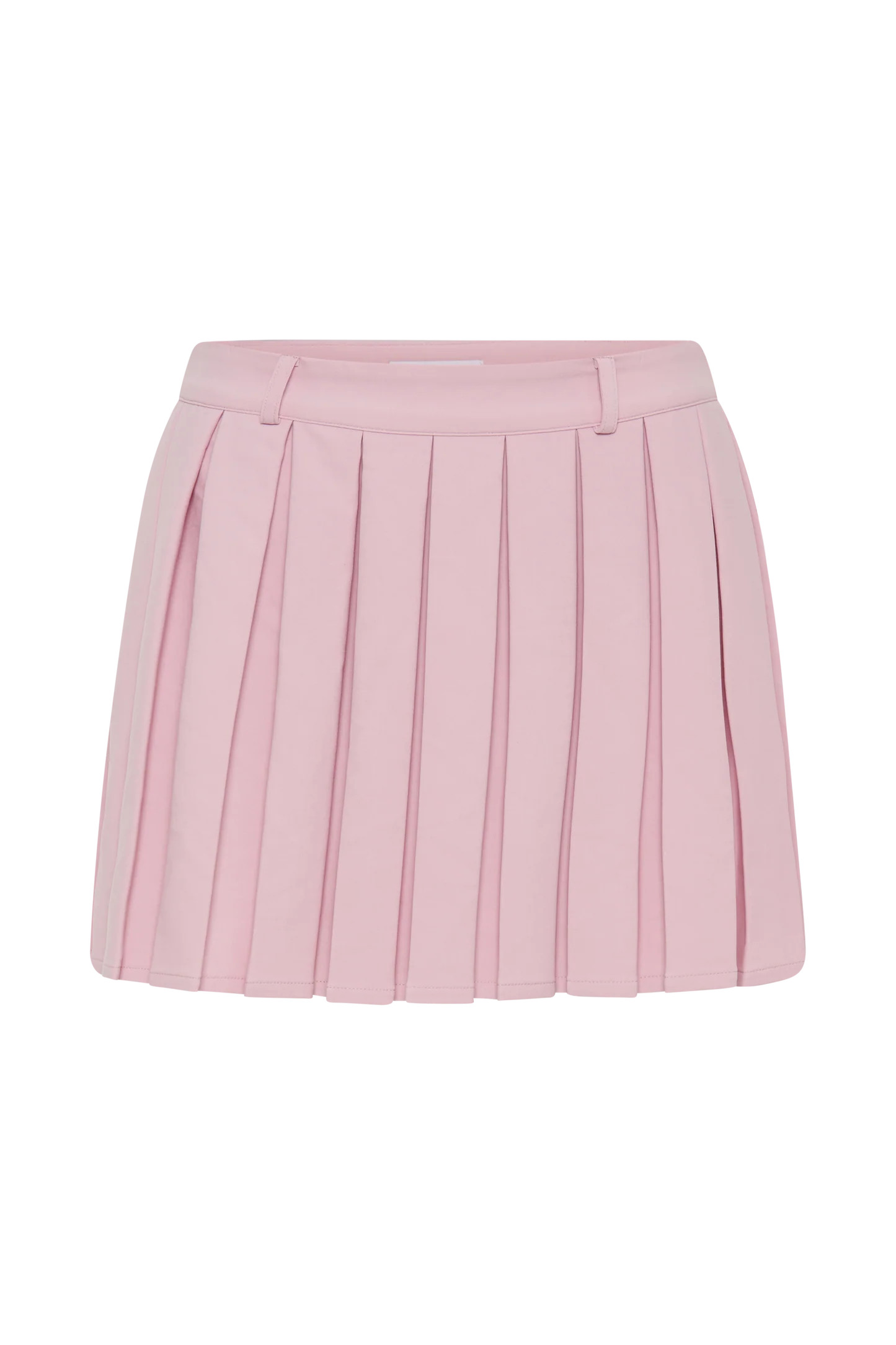 Mura Pleated Mini Skirt - Baby Pink | MESHKI US