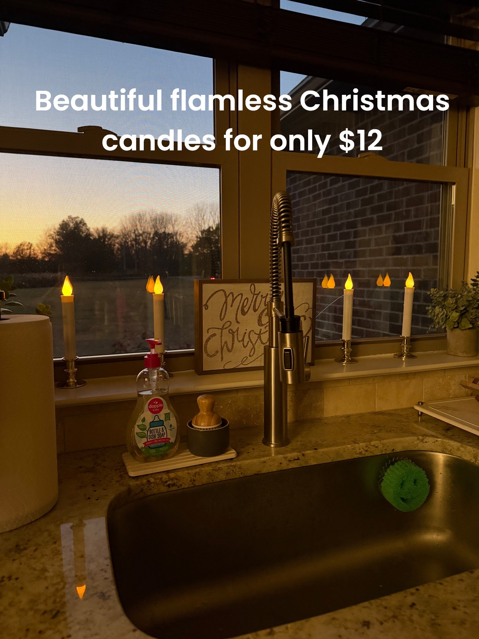 Only $12 for a pack of 6 of these gorgeous Christmas window candles 🕯️ 

#LTKHoliday #LTKHome #LTKSeasonal