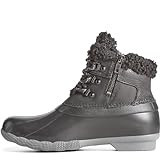 Sperry Ladies Footwear Women's Saltwater Alpine Leather Snow Boot, Black, 5 | Amazon (US)