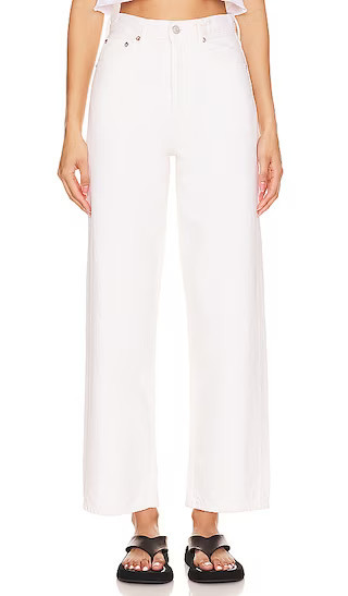 AGOLDE Ren High Rise Wide Leg in White. - size 31 | Revolve Clothing (Global)