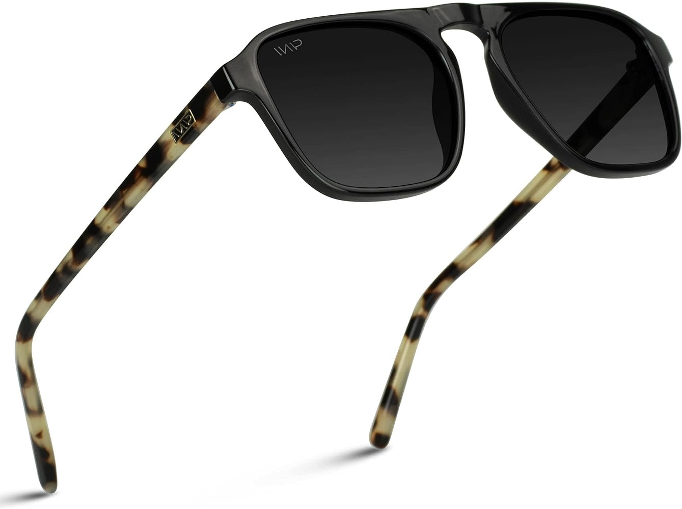 WearMe Pro Polarized Aviator One-Bridge Modern Square Mens Sunglasses | Amazon (US)