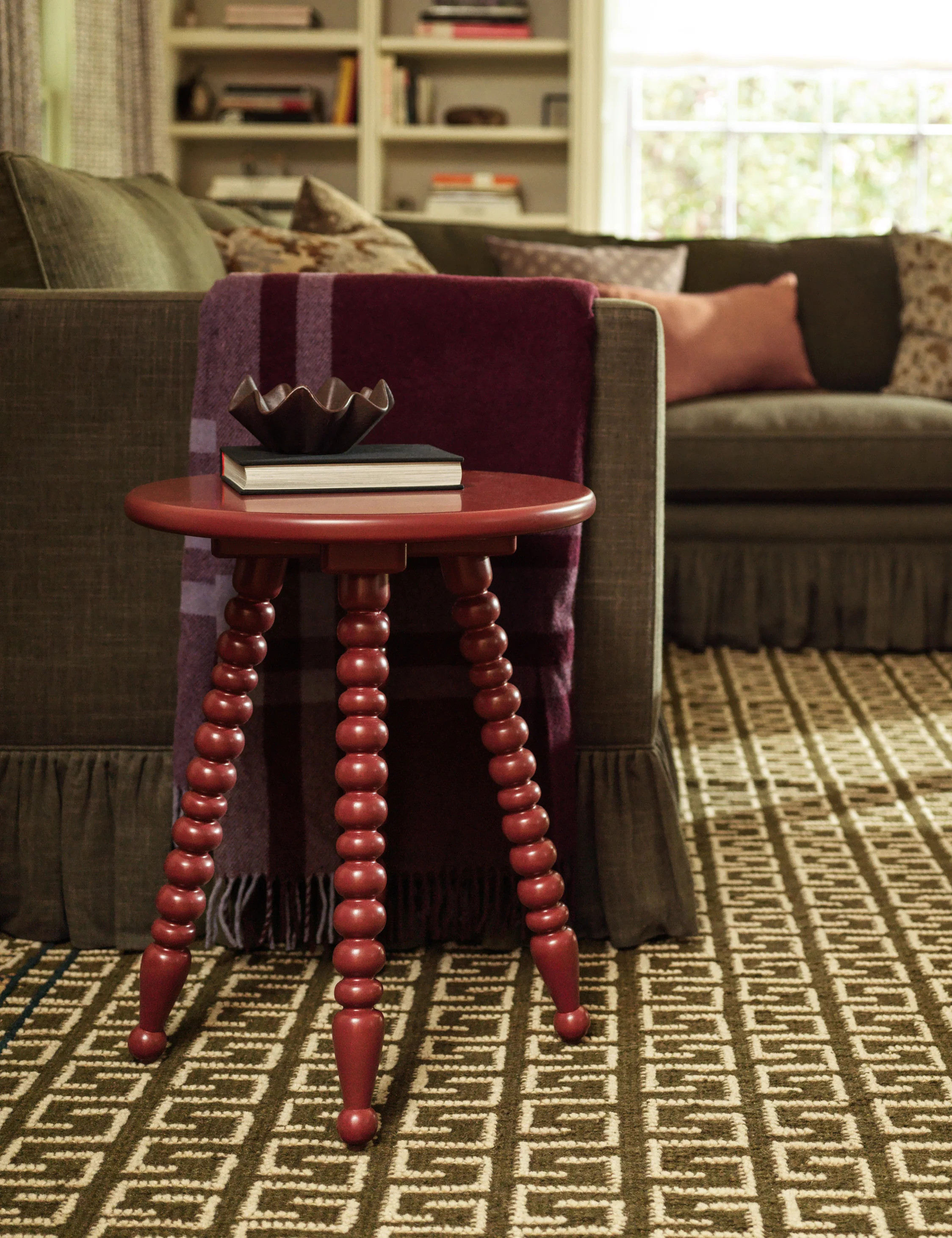 Lucca Round Side Table by Heidi Caillier | Lulu and Georgia 