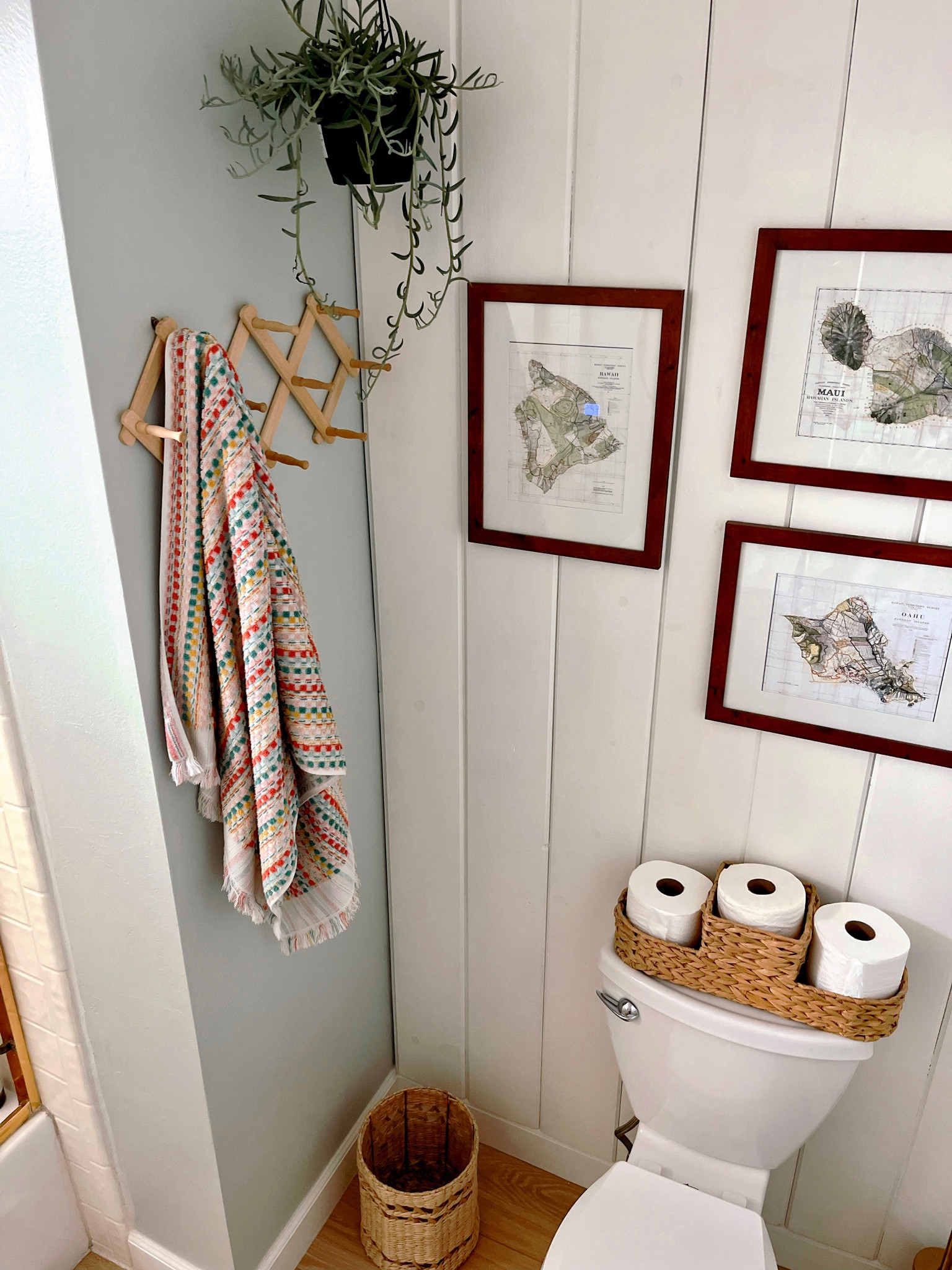 Vertical Shiplap accent wall and Benjamin Moore Sea Salt paint color for this bathroom renovation

#shiplap #bathroomrenovation #hawaiidecor #beachbathroom

#LTKsalealert #LTKhome #LTKfamily