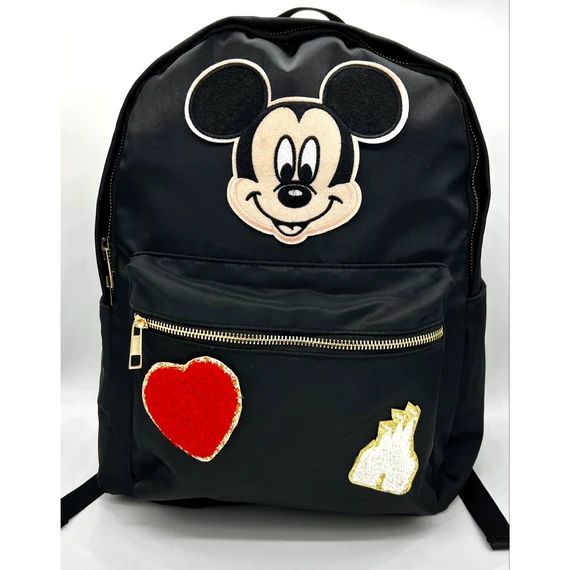 Backpack, Book Bag Park Bag, Snack, Diaper, Carry All, Disney Mickey Minnie, Disney World, Magic ... | Etsy (US)