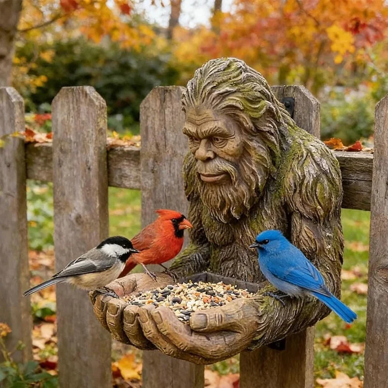Bigfoot Bird Feeder Sasquatch Tree Face Decor Hummingbird Feeder Weather Resistant Outdoor Hangin... | Walmart (US)